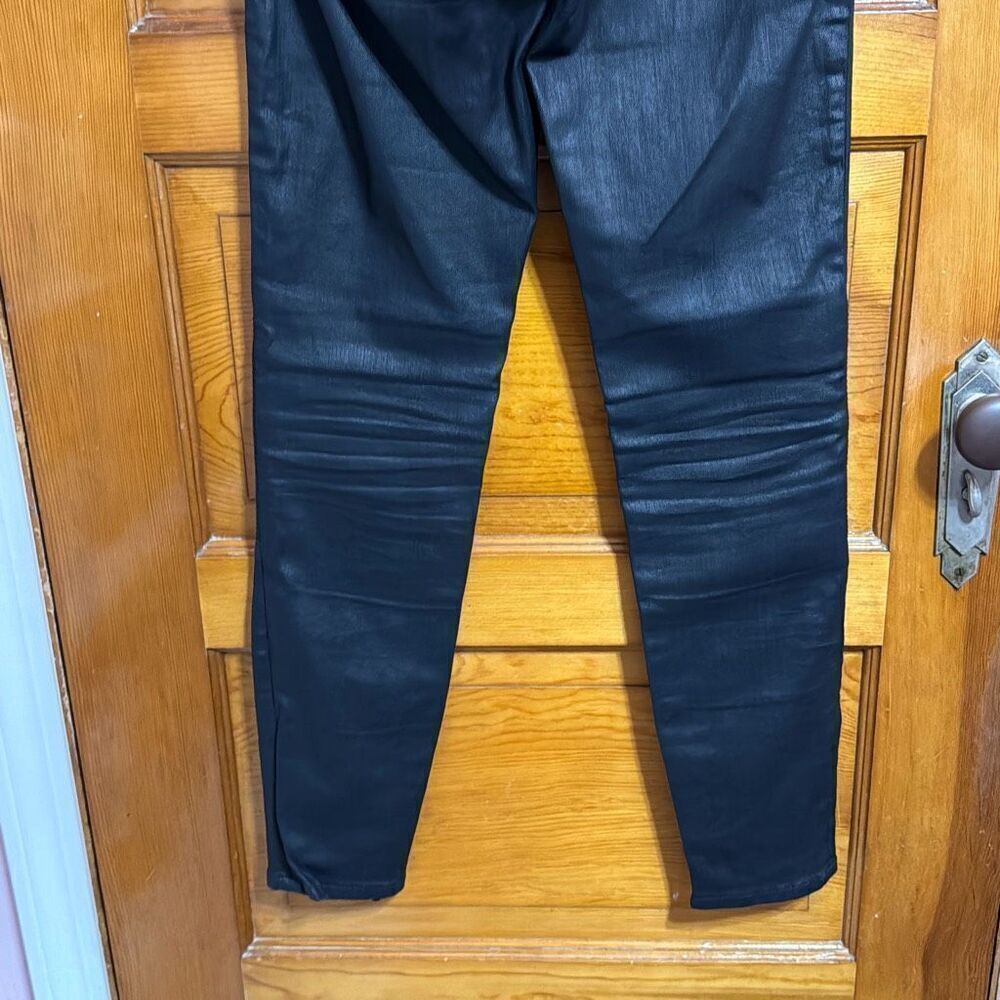Madewell Skinny Skinny Black Biker Moto Jeans Women’s US 26 - Picture 6 of 9